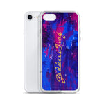 Load image into Gallery viewer, Goddess Swag™ Beautiful Blue Chaos iPhone Case
